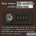 Salsbury Cell Phone Storage Locker - 4 Door High Unit (8 Inch Deep Compartments) - 6 A Doors and 1 B Door - Bronze - Recessed Mounted - Resettable Combination Locks  19048-07ZRC
